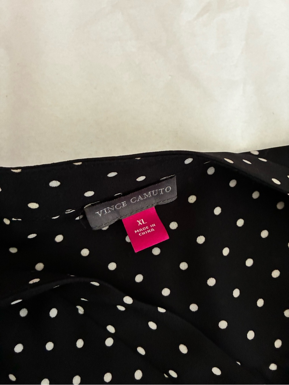 Vince Camuto polka dot blouse - Picture 4 of 5